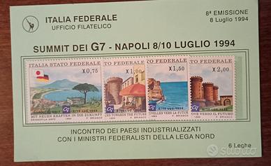 Francobolli Lega Nord "Ottava Emissione" Nuovi