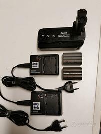 Canon Battery Grip BG-E2 con 2 batterie