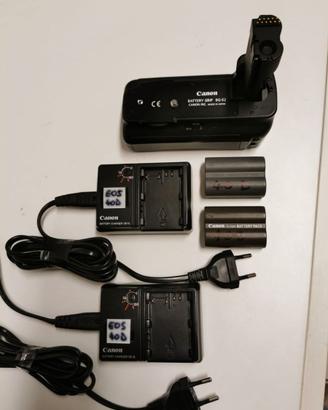 Canon Battery Grip BG-E2 con 2 batterie