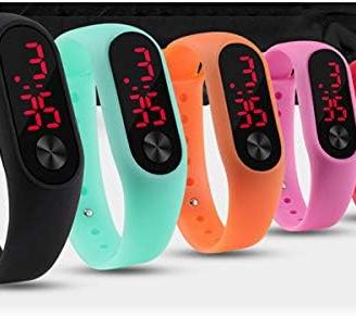 Orologio LED Digitale Donna in Silicone Colorato
