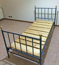 Letto singolo ferro verniciato