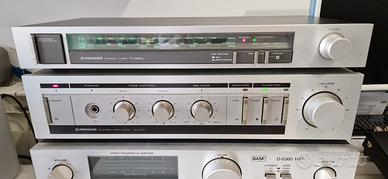 amplificatore Pioneer + tuner radio