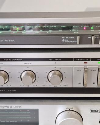 amplificatore Pioneer + tuner radio
