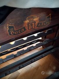 portabottiglie in legno
