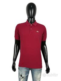Polo Lacoste Uomo Manica Corta Cotone Taglia 5 \ L