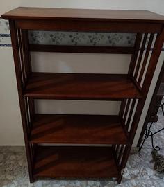 Libreria in legno massello