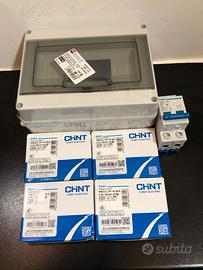 LOTTO INTERRUTTORI+CENTRALINO+SEZIONATORE