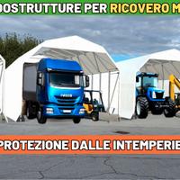 Tendostrutture professionali per ricovero mezzi