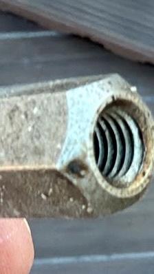 Perno per telo pvc struttura esterna