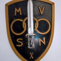 Scudetto da braccio Milizia fascista X^ Zona CCNN