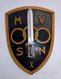 Scudetto da braccio Milizia fascista X^ Zona CCNN