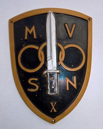 Scudetto da braccio Milizia fascista X^ Zona CCNN