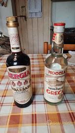 Rabarbaro Bergia e Sambuca Moccia vintage