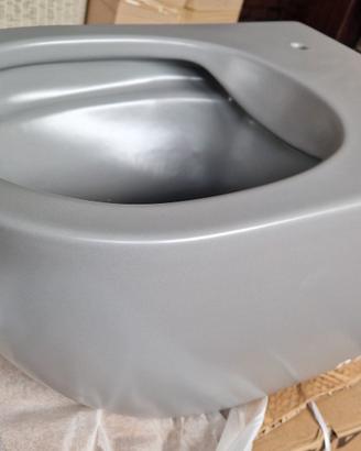 Coppia Sanitari sospesi grigio opaco NUOVI