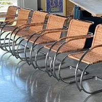 Set di 6 poltrone MR20 di Ludwig Mies Van Der Rohe