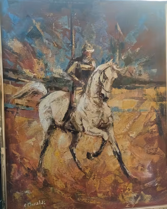 quadro a tempera 