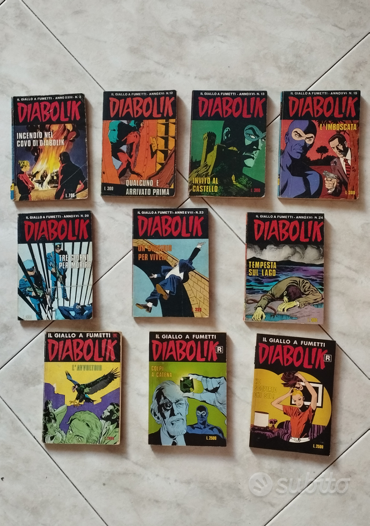 Diabolik anni 70 fumetti - Collezionismo In vendita a Pisa