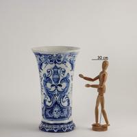 Vaso a Tromba Maiolica Manifattura Gien Fine 700
