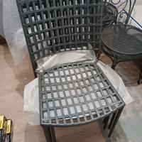 6 sedie emu veranda colore ferro antico