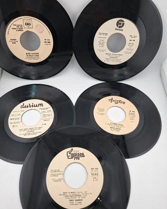 Lotto 5 dischi vinile 45 Jukebox