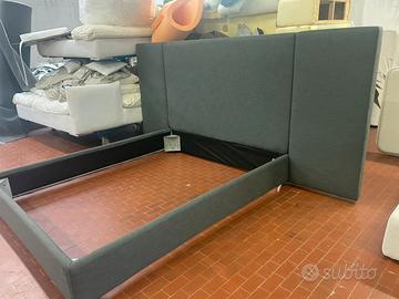 Letto matrimoniale tessuto booklet antimacchia