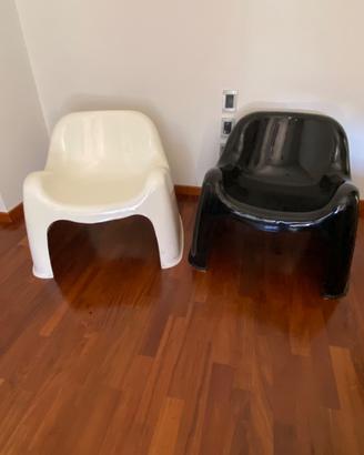 4 Poltrone Toga Artemide - Design Sergio Mazza - O