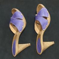 Zoccoli Donna n°41, tomaia in pelle, NUOVI