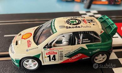 Slot Car RALLY Skoda Fabia WRC slot Hornby