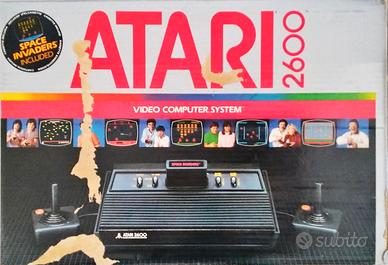 ATARI 2600 +4 CARTUCCE+SCATOLA ORIGINALE_500€