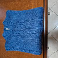 Maglione donna di lana blu taglia 52 Ennio Ricci 