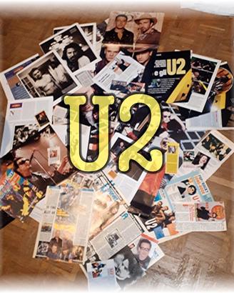 U2: bustoni di materiale cartaceo dal 1980 ad oggi