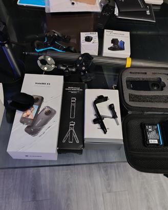 insta360 X3  con accessori