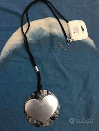 Collane lunghe nuove in resina e alluminio