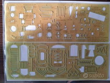 Mascherine  per disegno impianti chimici