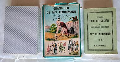 Grand Jeu M.ll Lenormand tarot Grimaud cartomancie