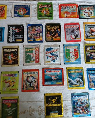 PACCHETTI  CALCIATORI PANINI DAL 1998 AL 2026