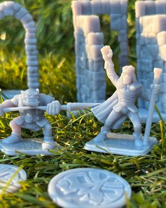 Miniature stampa resina 3d Per giochi da tavolo
