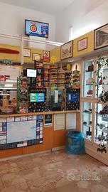 Tabaccheria in centro, ricevitoria e lotteria