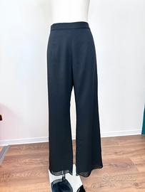 Pantalone elegante in voille nero