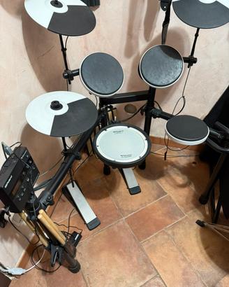 Batteria elettrica roland + 2 paia di bacchette