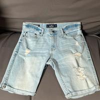 Pantaloni corti jeans