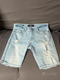 Pantaloni corti jeans