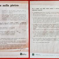 n° 2 piastre da cottura in pietra