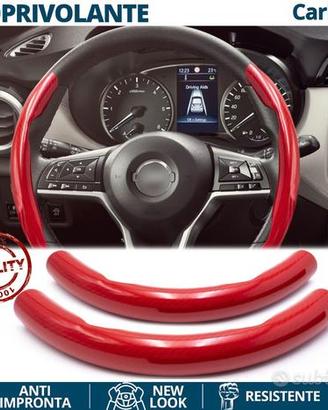 COPRIVOLANTE per NISSAN in FIBRA CARBONIO Rosso