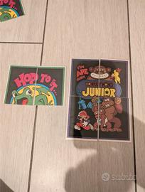 Topps carte Nintendo Mario Donkey Kong Jr 1982