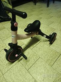 Triciclo e Bici Senza Pedali Besrey 5 in 1 - Rosa
