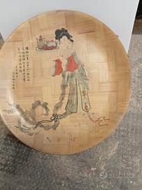 piatto in legno intrecciato 