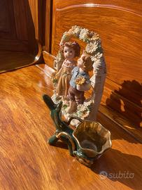 Statuina bimbi + Asinello vintage