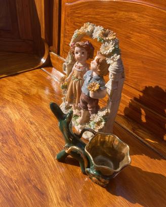 Statuina bimbi + Asinello vintage