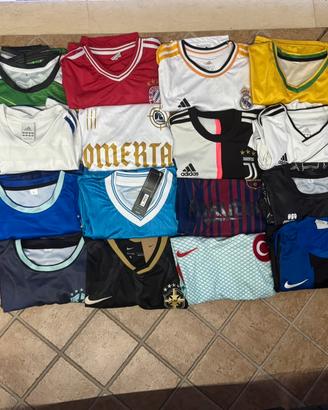 lotto 24 jersey nuove e usate taglie miste